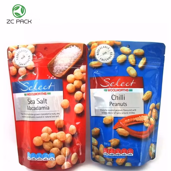 Pochettes en plastique résistantes aux enfants OEM Sacs en mylar mignons avec fenêtre